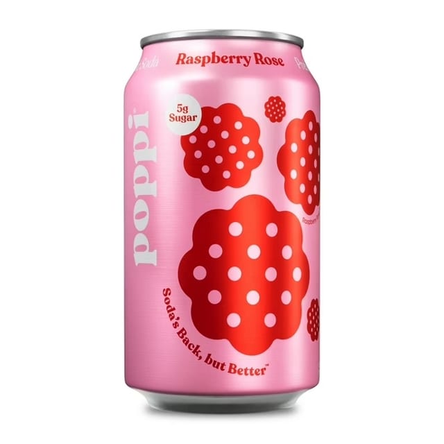 Poppi Raspberry Rose 12oz.