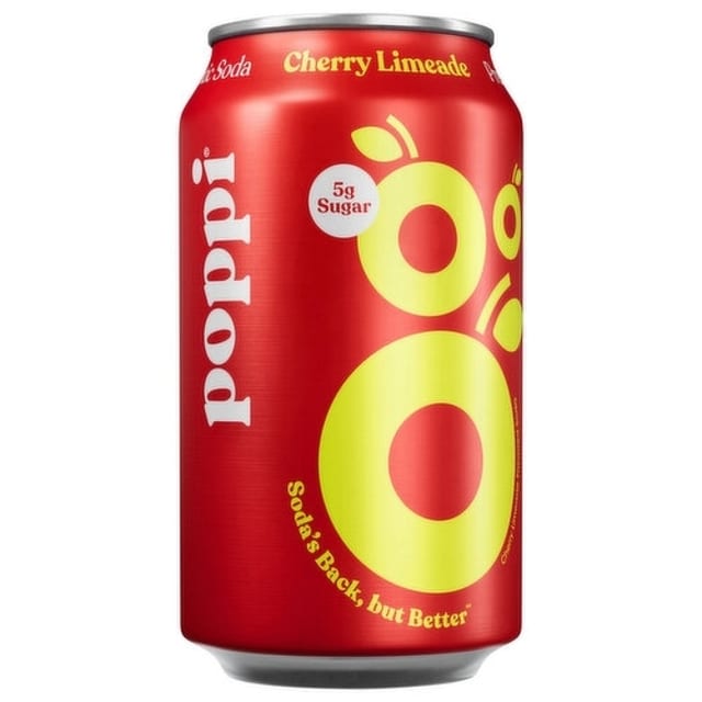 Poppi cherry Limeade 12oz.